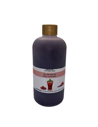 Jus de bissap (hibiscus) maison – 500 ml