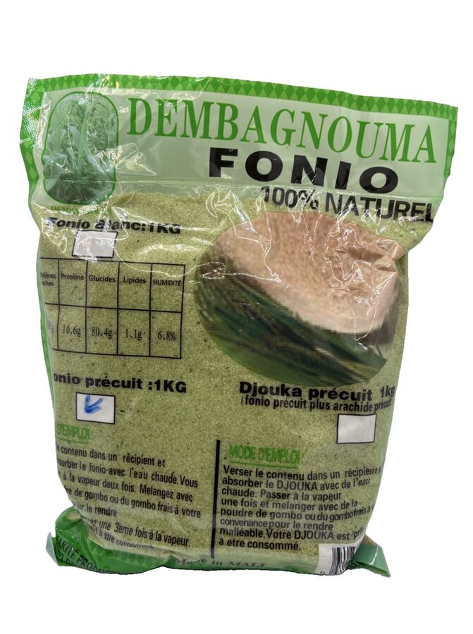 Fonio Dembagnouma 1 kg – 100 % naturel